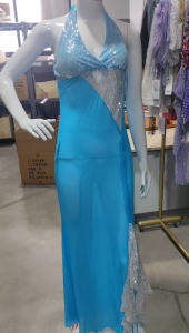 ชุดเดรสยาวเซ็กซี่รัดรูป ชุดไนท์คลับ แคทวอล์กสุดสวย ชุดราตรียาวสุดเซ็กซี่ รุ่น990