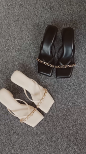 Queenza Lova Heels Wanita Elegan Kekinian Tinggi 5 Cm