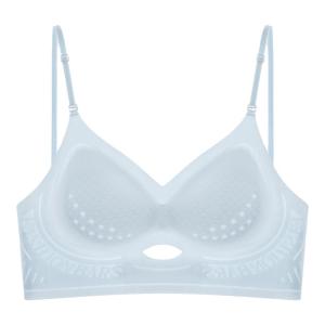 MiiOW | MiiOW Cat Woman Seamless Backless Bra Cool Sensation Thin Design Gathered Small Chest Auxiliary Breast Reduction Summer Style