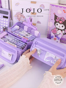 Túi Đựng Bút PD.department JOJOS L. Dung Tích Lớn Đồ Dùng Học Tập Kính Lục Giác Phụ Kiện Văn Phòng Phẩm Cho Học Sinh