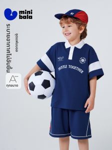 MINI BALA | Boys Summer Polo Shirt Shorts Set