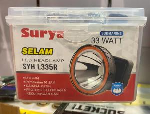 SENTER KEPALA CAS"SELAM" SURYA 33 WATT WATER PROF