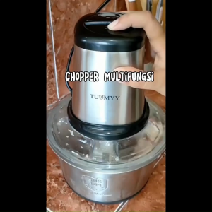 ( 1 PCS ) HAND CHOPPER MEAT GRINDER BLENDER STAINLESS STEEL DAGING PENGGILING GILING BUMBU SERBAGUNA