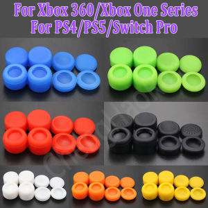 1 Set  Analog Thumb Stick Grip Cap For PS5 PS4 Xbox360 Controller Silicone Height Joystick Cover Thumb sticks Game Accessories