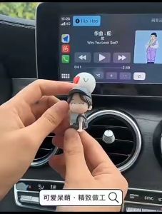 Car Interior Decoration Accessories Toy Car Dashboard Decor Ornament Mini Cute Lovely Couple Kiss Boy Girl Car Toy Ornament Decorations Cartoon Couples Lovers Colorful Balloons Cute Emoji Car Home Office Table Doll Toy Ornament Accessories Patung Kereta