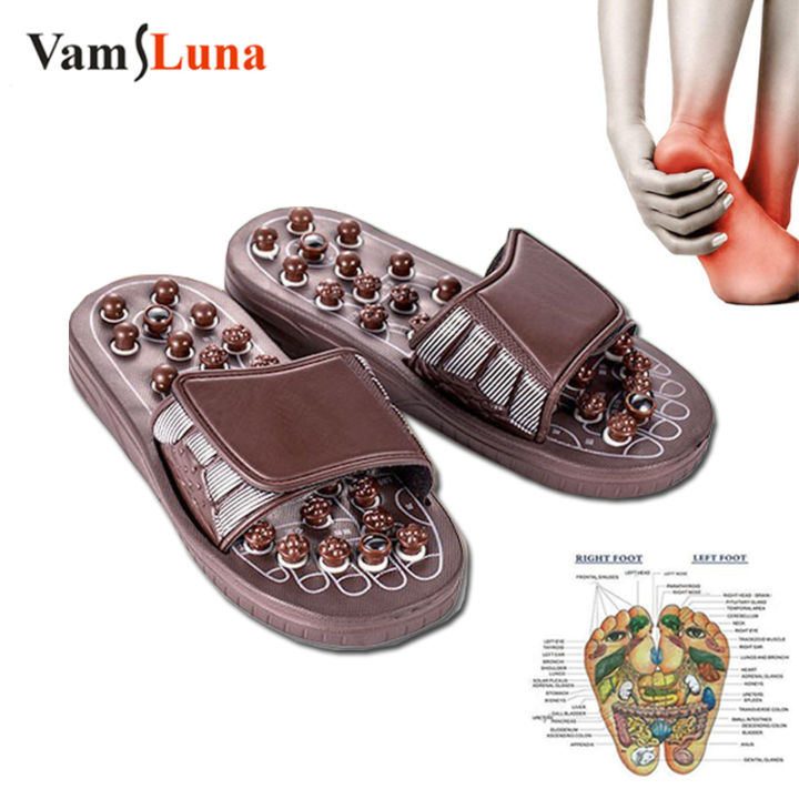 Foot Massage Acupuncture Slippers Acupoint Activation Reflexology ...