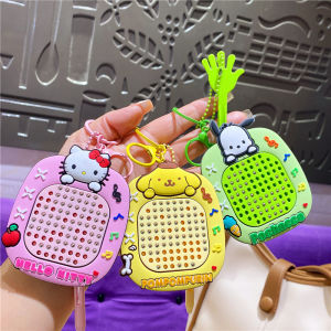 Sanrio Hello Kitty Magnetic Maze Toy Stress Relief Fidget Keychain with Steel Ball Drawing Doodle Art Cute Cartoon Anime Gadget Toy