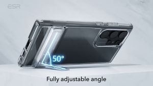 Case Samsung Galaxy S23 Plus Ultra ESR Metal Kickstand TPU Silikon Camera Protection Support Wireless Charger