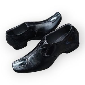 SEPATU PANTOFEL FORMAL PRIA ( GARANSI KULIT SAPI 100% ) MODEL 6028 HITAM ( PREMIUM HIGH QUALITY )