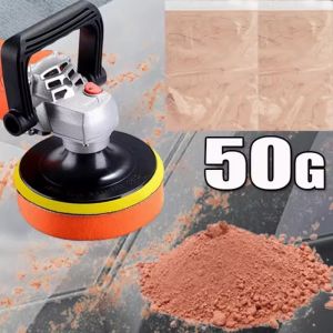 50g Cars Glass Polishing Powder Window Glass Mirrors Scrach Polishing Care Repair Powder Tools Auto Maintenance Cleaning Accessories