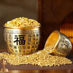 BINYUE | Wealth Accumulation Storage Jar Wealth Blessing Decorative Piece