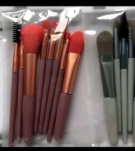 Set Paket Kuas Make Up Azza Queen: 8 in 1 Beauty Tools