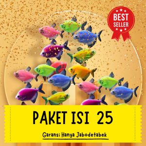 Hiasan Aquarium Isi 25 | Hiasan Aquarium Murah Paket 25 | Hiasan Aquairum murah Glow | Stik Glow Paket Murah