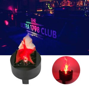 Fake Fire Flame Light Lamp BulbFlickering Flame 3D LED Electric Campfire Effect Indoor Artificial for Christmas Halloween Party Festival Event