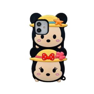 Case Infinix Smart 5 / Hot 10s / Hot 11Play / Hot 10Play / Hot 9 Play Casing 3D Boneka Tsum-Tsum Pelindung Handphone Terbaik