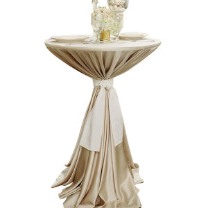 Bàn Tròn Cao Cấp Bar Tablecloth Modern Simplicity Silk Surface Polyester Underlay Dustproof Non-Slip Trải Bàn Tiệc Cold Buffet