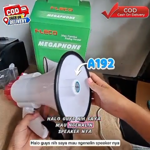 A192 MEGAPHONE TOA CORONG Speaker CASAN ISI ULANG BATERAI BATERRY BATERE Karaoke H64 PENGERAS SUARA MIC MIK MIX MICROPHONE VOKAL VOCAL PEREKAM SUARA DEMO METING PEMANDU ALARM USB CAS handle lipat  Produk Yang Tepat untuk yang lagi Kampanye Pemilukada (PeN