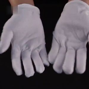 20/10Pairs Elastic Cotton White Gloves High Stretch Protective Gloves for Hands Jewelry Inspection Gloves Service Work Gloves Household Cleaning Gloves