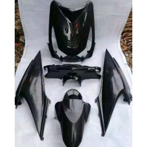 Cover full bodi halus honda beat hitam