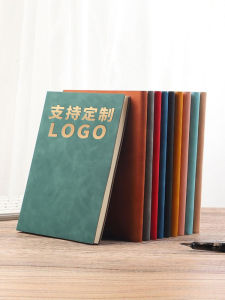 สมุดบันทึกการประชุมหนังนิ่ม A5 พร้อมพิมพ์โลโก้ ปกสุดเก๋ไก๋ สำหรับธุรกิจ ขนาดเล็ก สมุดบันทึก B5 ซองหนังสือพิมพ์แบบตั้งค่าได้