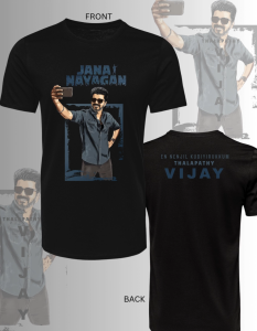 JANA NAYAGAN - VIJAY MOVIE T-SHIRT 100% HIGH QUALITY COTTON