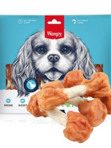 Low Fat Nutritious Chicken Dumbbell Dog Treats 100g Dental Chew Bones for Large Breeds Golden Retriever Dog Snacks