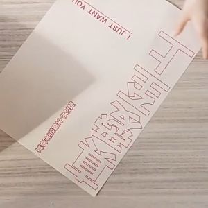 Flower Wrapping Kertas Motif Kelinci Buket Celephone Kertas Bunga Waterproof 6127