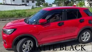 Toyota Raize 2022 to 2024 1.2 E CVT / 1.2 E MT Garnish Combo Set Cover  MATTE BLACK / CHROME  ( Car Accessories ) with  FREE TRD Door Guard 2024 Subaru Crosstrek Accessories - Lazada