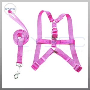 Random Vibrant Color Harness with Flat Leash