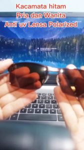KACAMATA POLARIZED KACAMATA HITAM PRIA DAN WANITA LENSA POLRIIZED FRAME RINGAN HALUS