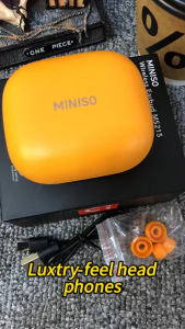 MINISO MS215 AI technology Chinese New Year 6.0 TWS The Chinese version The ANC is a representative of the ANC LED film Hi-Fi is a new product.