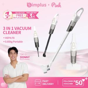 Simplus Vacuum Cleaner For House 3 in 1 Portable Handheld Vacuumcleaner 25800Pa Strong Suction Lightweight With Filter