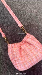Tas Lily Mini Selempang Wanita / Tas Selempang Mini Kerut Terbaru