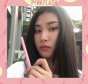 [COD]Pensil Alis Eyebrow 2 in 1 Kepala Ganda Pink Sakura Brown Color -💖Catherine