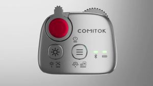 COMITOK MOCA Ergonomic Shooting Grip for iPhone Focus Lock/DSLR Shutter Rechargeable Remote Control + Optional Mirror/Light