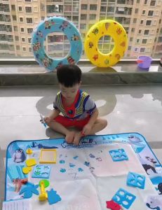 เสื่อวาดภาพน้ำมหัศจรรย์ กระดาษระบายสีน้ํา ชุดระบายสีน้ำเด็กเล็ก ไม่เลอะเสื้อผ้า วาดซ้ำได้ มี3ขนาด M471