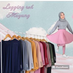 legging rok anak legging sport rok untuk olahraga bahan jersey zoya