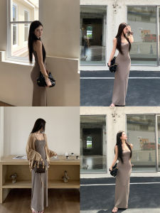 2026 New Summer French Style Slim Fit Dress With Waist Cinch
