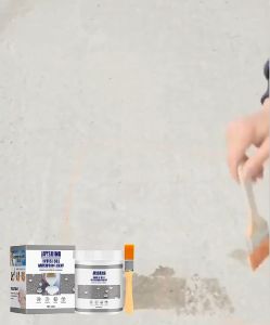 Lem Transparan Anti Bocor 300Gram + Kuas Cat Invisible Waterproof agen AN