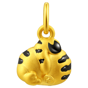 Prosperity Charm Gold Pendant
