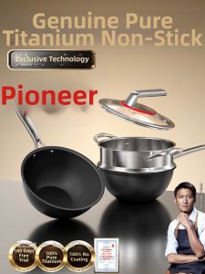 CookerBene | Pure Titanium Non-stick Small Milk Pan No Coating Multi-functional For Single-serving Baby Use