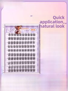 No-glue Fake Eyelashes Large Capacity Natural Simulation Sunflower Segmented Three-step Fish Tail Design Eyelashes for Women