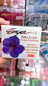 Kem dưỡng trắng da chống nắng Enya hoa lan tím tinh chất Collagen 30g