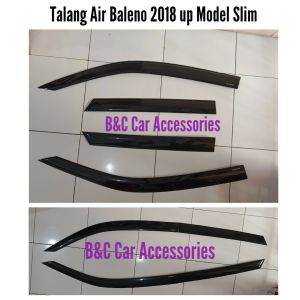 Talang Air/Side Visor Suzuki Baleno 2018-2024 Slim Super Premium