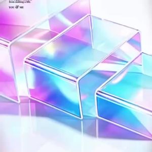 2‑Pack Acrylic Display Risers for Figurines Tabletop Decor Display Stands Party Organizer Storage & Display Shelf for Jewelry