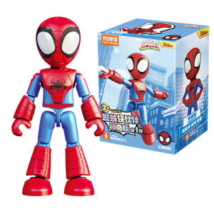 Marvel Spider Man building block Splicing toys 12cm Iron man Peter Parker Miles Morales Spider Gwen Action Figure building block