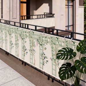 Weatherproof Privacy Screen Barrier Decorative Fence Cloth