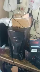 Karaoke Sound Mixer With Dual Mic Interface Audio System Machine home outdoor Echo / Tone / Volume Adjustment RAC JACK Output to active speakers power amplifiers mixers