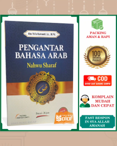 ORIGINAL Pengantar Bahasa Arab Nahwu Sharaf Untuk Pemula Karya Abu Yala Kurnaedi Penerbit Ilmu Shorof Pustaka Imam Asy-Syafii