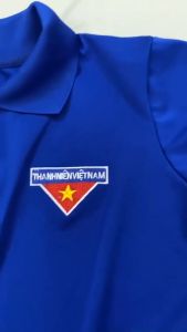 Áo thun đoàn thanh niên việt nam ngắn tay ( cộc tay) hàng chất lượng cá sấu poly mềm mịn siêu thấm hút mồ hôi